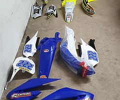 New yz450f plastics