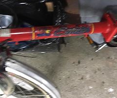 Retro folding bike classic