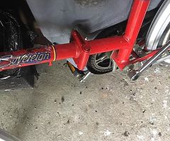 Retro folding bike classic
