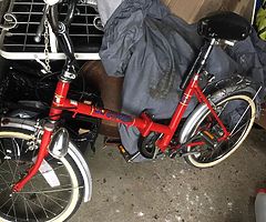 Retro folding bike classic