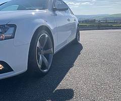 White Audi A4