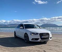 White Audi A4