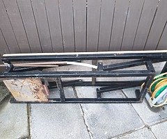 Heavy duty motorbike bench