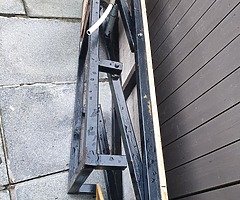 Heavy duty motorbike bench