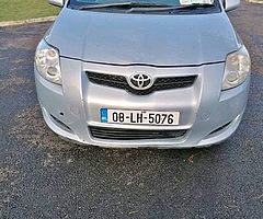 08 toyota auris van 1.4 d4d