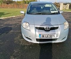 08 toyota auris van 1.4 d4d