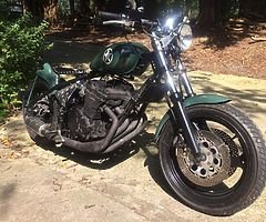 suzuki gsx r 750 r hardtail chopper
