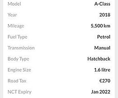 2018 Mercedes Benz A Class Finance this car from €85 P/W - Image 9/10