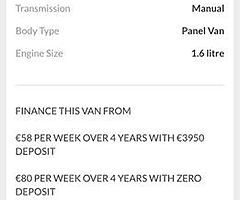 2014 Ford transit Connect Finance this van from €58 P/W - Image 9/10