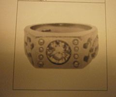 LARGE 1,33 CARAT DIAMOND RING