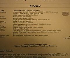 LARGE 1,33 CARAT DIAMOND RING