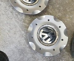 Alloy wheels of a jetta