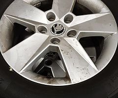 2015 Skoda Octavia alloys