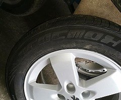 16".Peugeot alloy wheels for sale. - Image 5/8