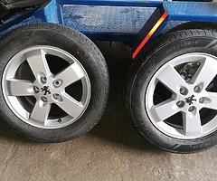 16".Peugeot alloy wheels for sale. - Image 8/8