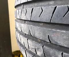 4 5x112 Audi alloys 4 new tyers 17”