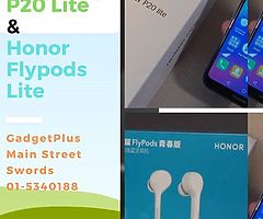 April Spring Combo Deal -- Huawei P20 Lite 64GB & Honor Flypods White