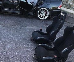 Sparco recliners on lexus low rails