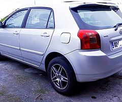 Corolla for sale no tax or NCT.