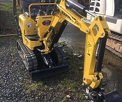 New yanmar sv 08 micro digger - Image 3/10