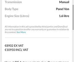 2016 Citroen Berlingo Finance this van from €39 P/W