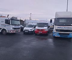 Truck heading Belfast