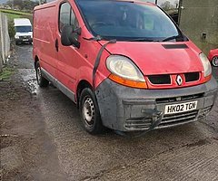 Few vivaro traffics for breaking 1.9 engine boxes etc