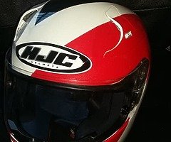 Helmets and motorbike leathers