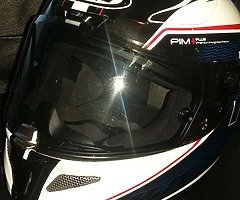 Helmets and motorbike leathers