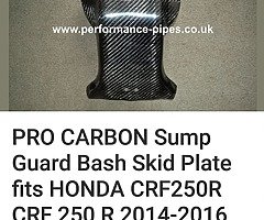 Carbon sump guard