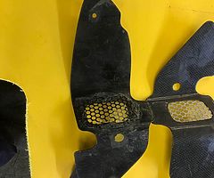 Yamaha 450 headlamp infill carbon fibre