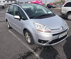 09 Citroen Picasso Nct and tax 1.6 diesel manual