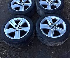 Genuine 16” Skoda 5x100 alloy wheels