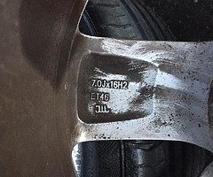 Genuine 16” Skoda 5x100 alloy wheels - Image 5/8