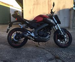 2015 Yamaha MT-125