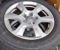 Audi alloys 112x5 16inch
