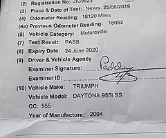 2004 9triumph daytona 955i ss - Image 4/5