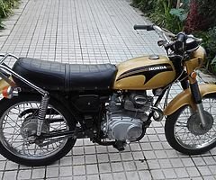 Honda cl 175 scrambler with english documents