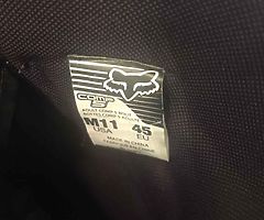 Fox MX tech motocross boots. - Image 7/9