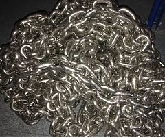 Stainless steel chain for sale.
