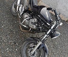 This is an XJ600 cafe/scrambler build