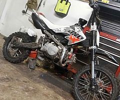 Very good going wee bike only thing it needs is puncture in back tyre fixed starts and drives other 