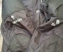 New,size L motorcycle jacket. Elbow and shoulder armour.