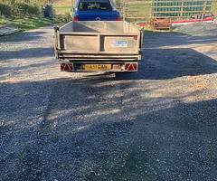 Dale kane 10x5 tipping trailer new battery and lights great trailer