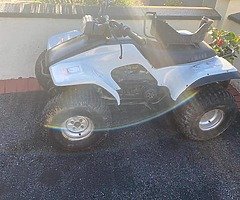 Anyone for quad It needs a small bit of work out from that it grand will sell or swap for dirt bike 