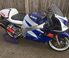 Selling a 1997 gsxr Moted till January 2021.