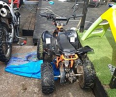 Looking to sell this we 70cc 4 stroke quad was only bought 2 months ago brand new from earnie coats 