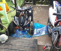 Looking to sell this we 70cc 4 stroke quad was only bought 2 months ago brand new from earnie coats 