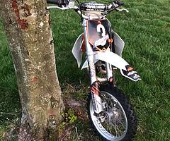 Ktm 65sx, runs 100% hits powerband 100% just serviced, new plug oil etc. New renthal sprockets and c