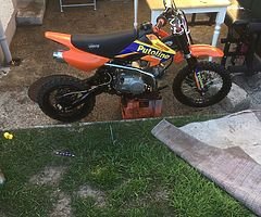 Not selling swaps only looking to swap this stomp 2016 pitbike 125 recently had a full service with 